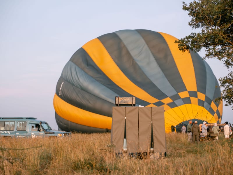 Miracle Experience ballon captured during Photographing the Serengeti
