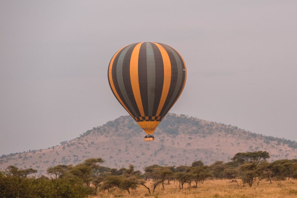 Hot air balloon safari in Serengeti Miracle Experience