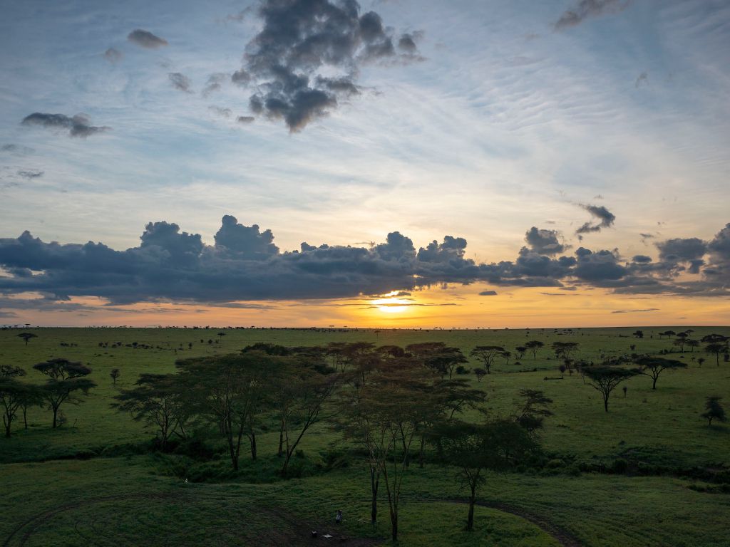 Hot Air Balloon Safari over Serengeti