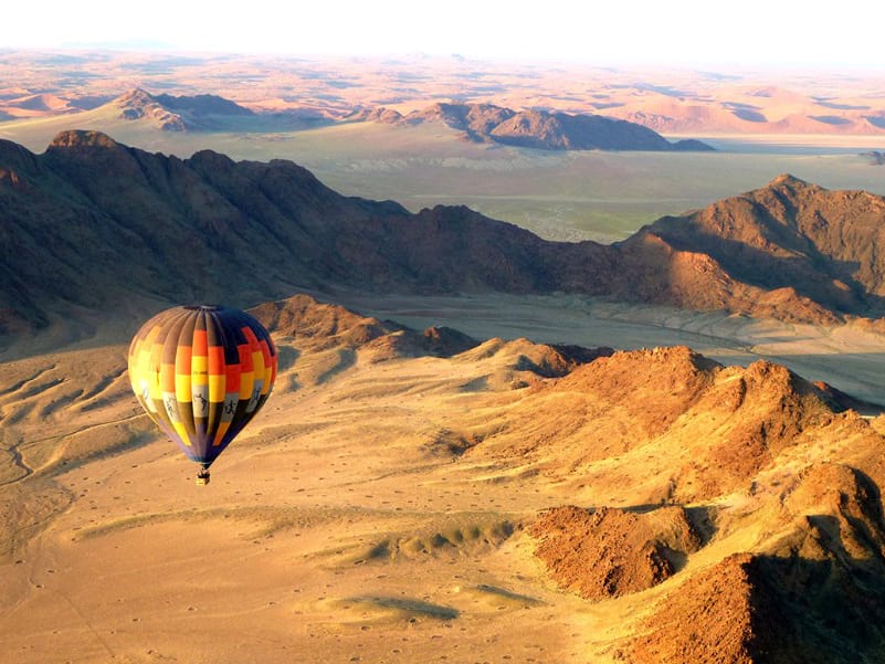 Sossusvlei is the Best Places in the World for Hot Air Balloon Rides
