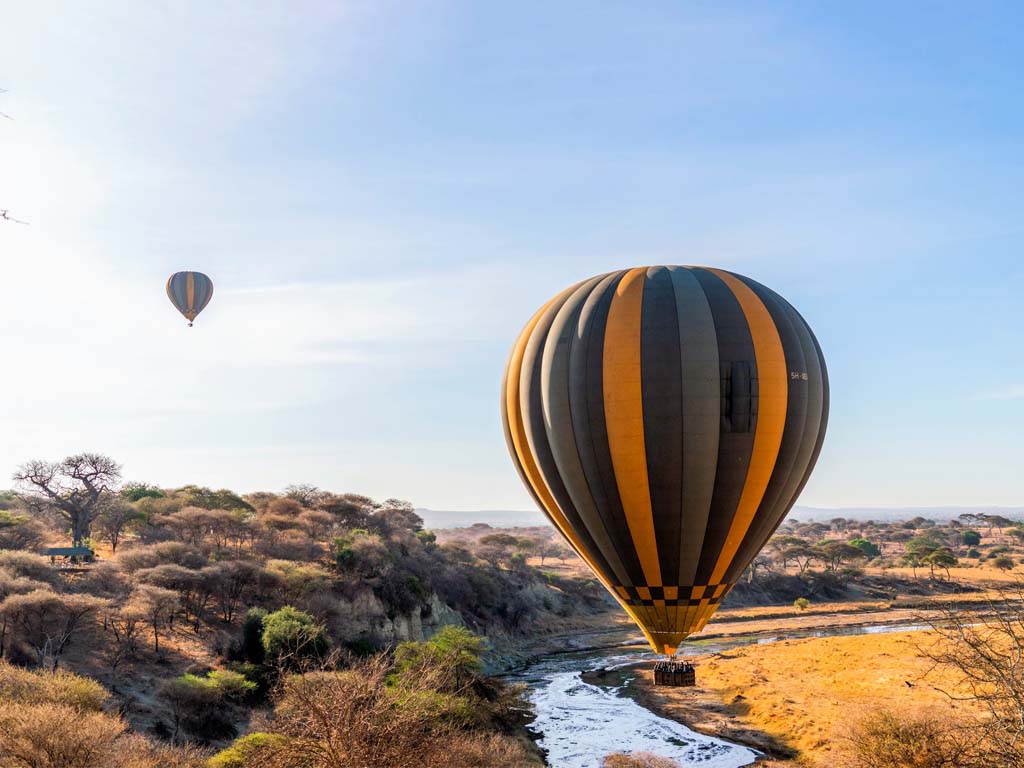 Balloon Safari across Tarangire as #1 Thing to Do in Africa!